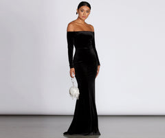 Ida Velvet Formal Gown - Lady Occasions