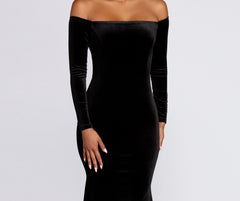 Ida Velvet Formal Gown - Lady Occasions