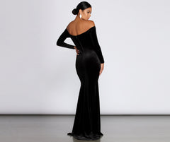 Ida Velvet Formal Gown - Lady Occasions