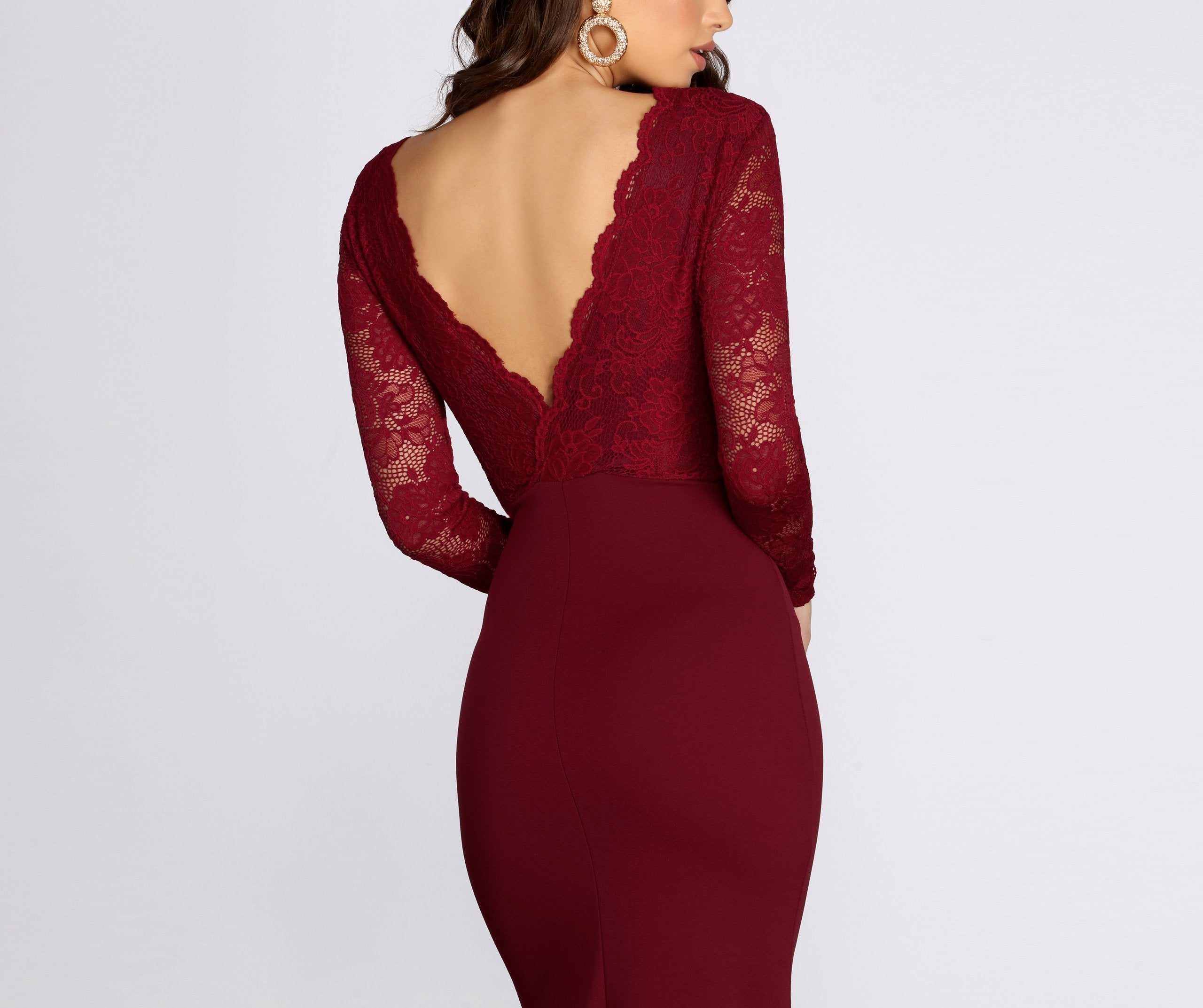Luciana Formal Lace Mermaid Dress - Lady Occasions