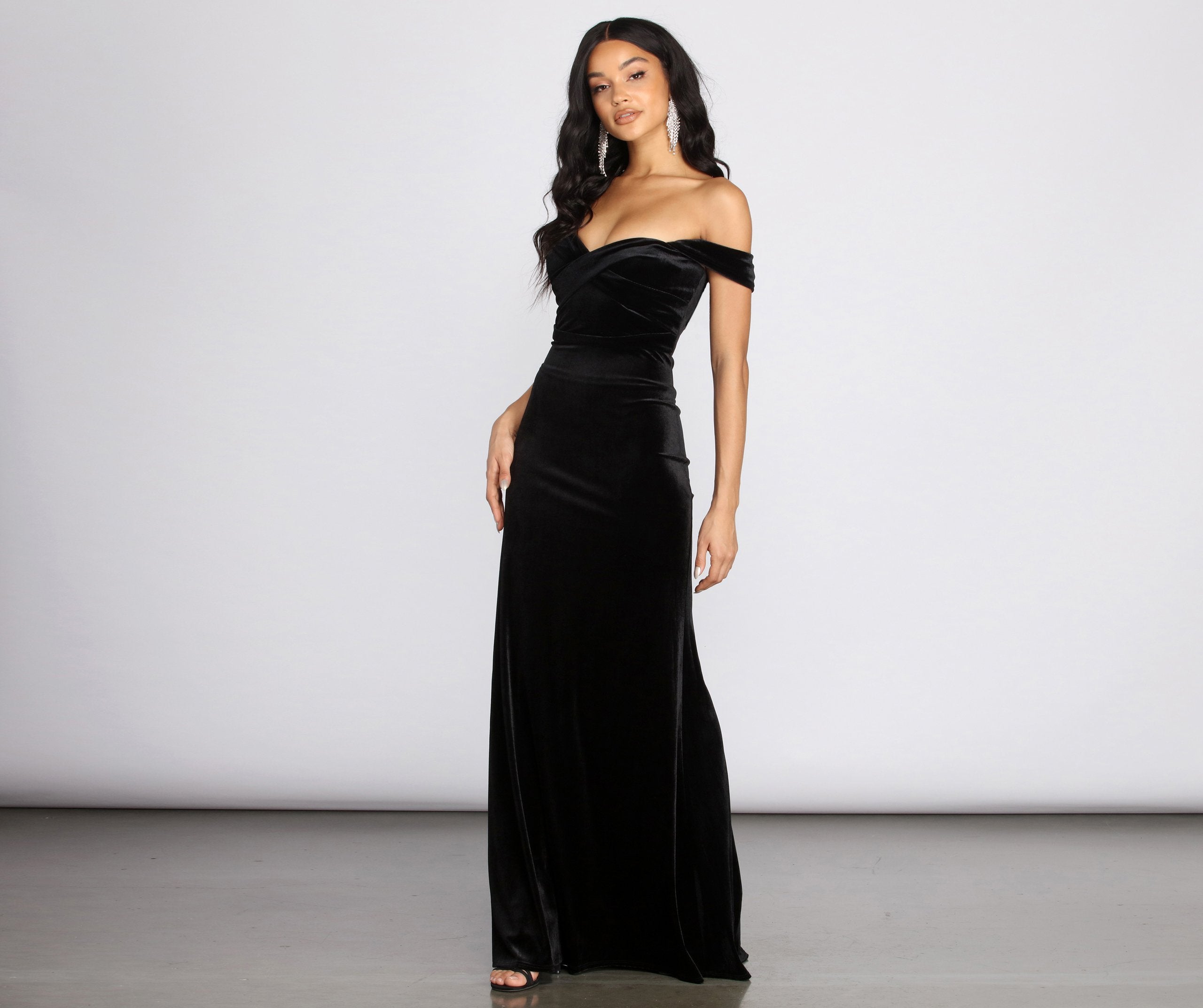 Jenisa Formal Off The Shoulder Dress - Lady Occasions