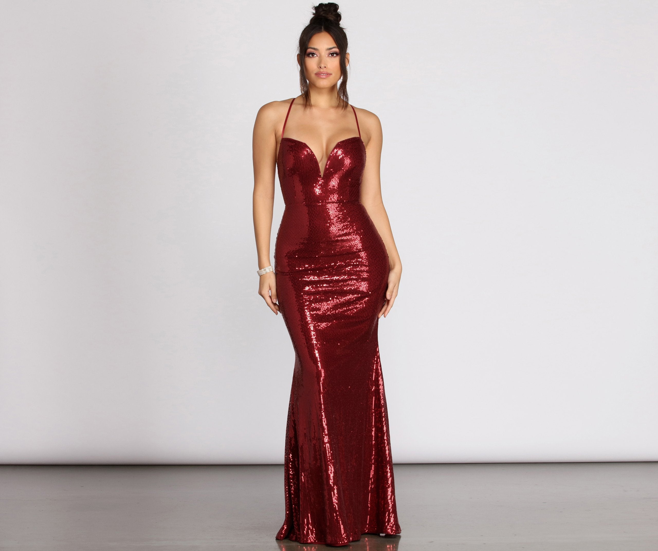 Viva Formal Sequin Mermaid Dress - Lady Occasions