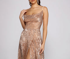 Blair Sequin Wrap Front Formal Dress – Lady Occasions