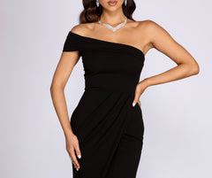 Susana Asymmetric Off Shoulder Mermaid Dress - Lady Occasions