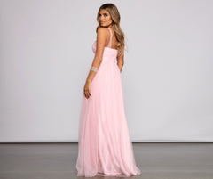 Vanessa Sweetheart A-Line Tulle Dress - Lady Occasions