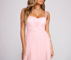 Vanessa Sweetheart A-Line Tulle Dress - Lady Occasions