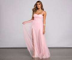 Vanessa Sweetheart A-Line Tulle Dress - Lady Occasions