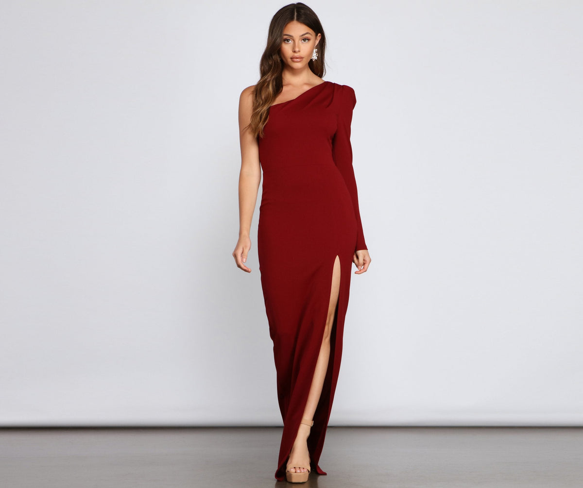 Kimberly One-Shoulder Formal Dress - Lady Occasions