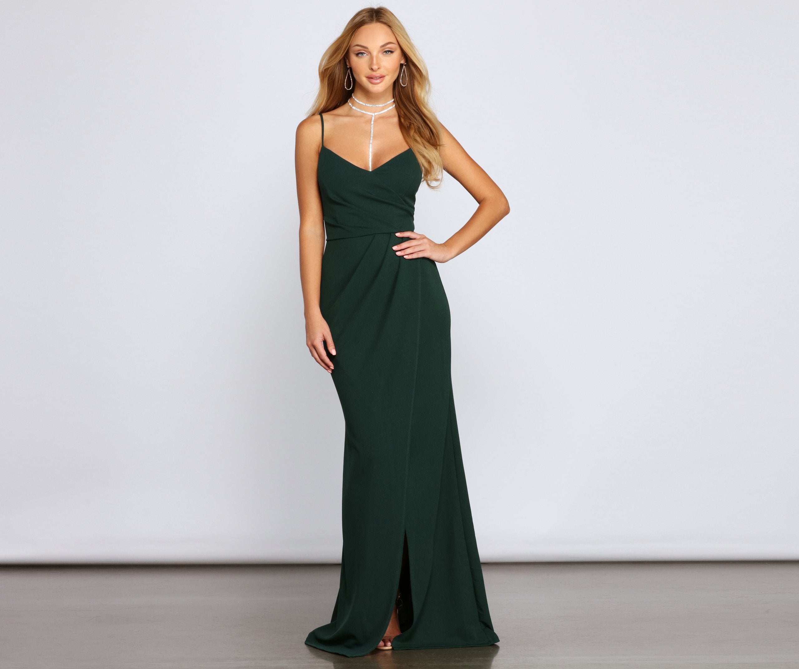 Ember Formal Wrap Mermaid Dress - Lady Occasions