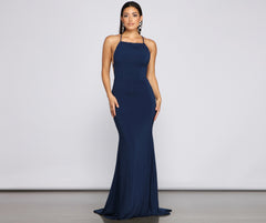 Isabella Halter A-Line Formal Dress - Lady Occasions