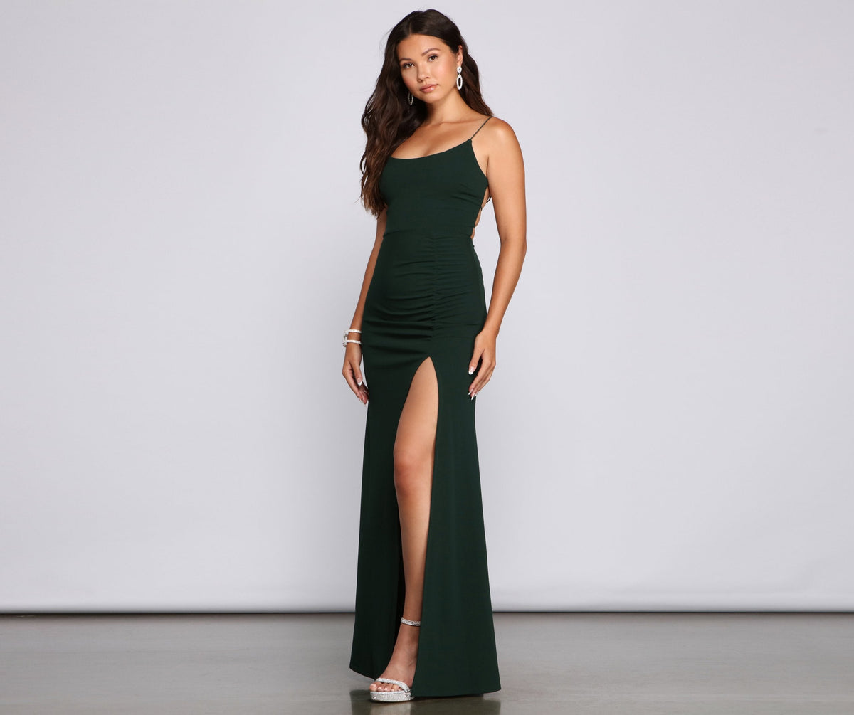 Nayeli Formal High Slit Mermaid Dress - Lady Occasions