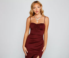 Emerson Formal High Slit Mermaid Dress - Lady Occasions