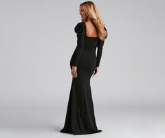 Tayla Formal High Slit Mermaid Dress - Lady Occasions