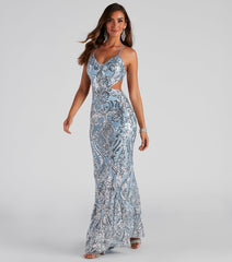 Alice Sequin Mermaid Formal Dress - Lady Occasions