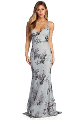 Nicole Sleeveless Sequin Dress - Lady Occasions