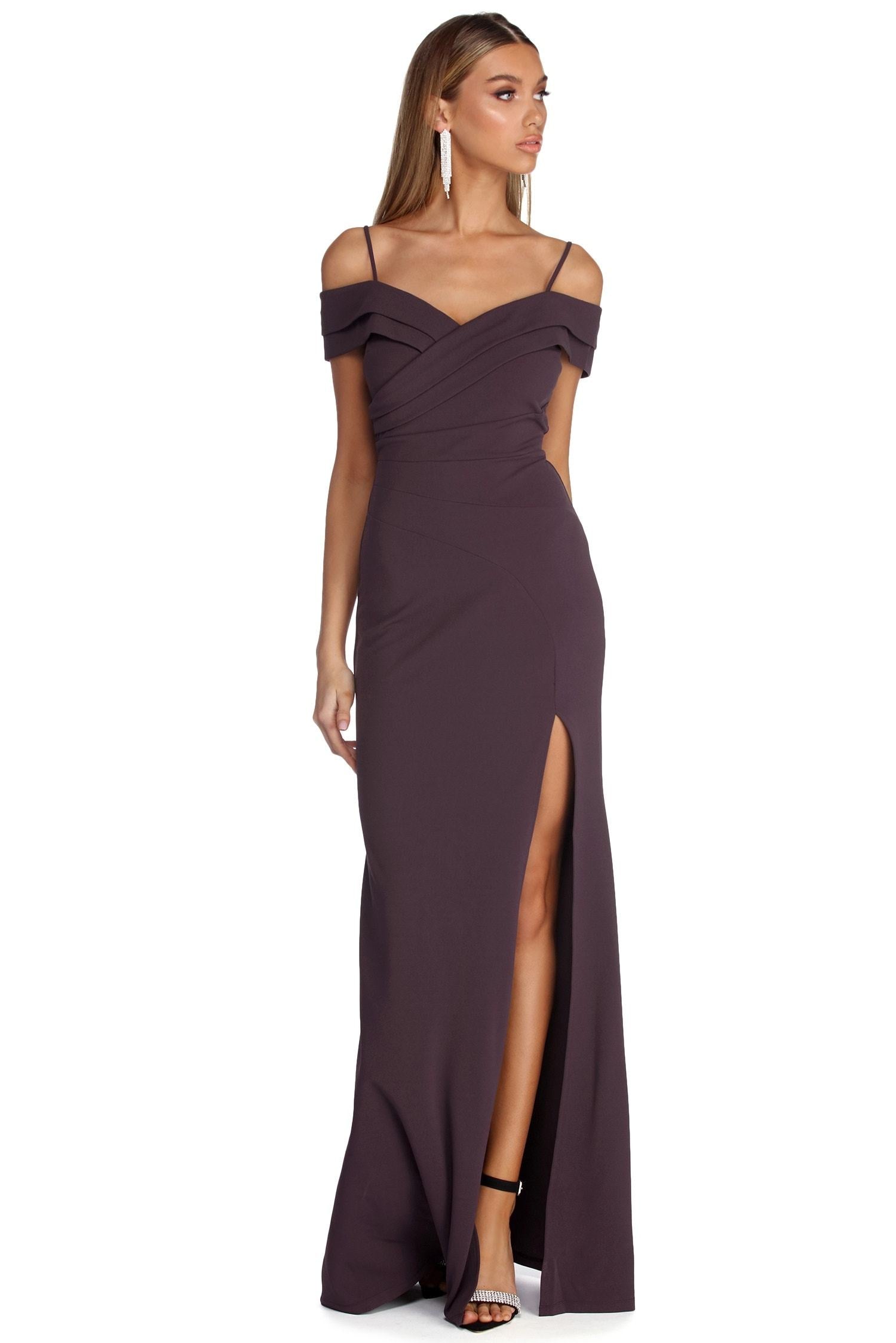 Aurora Formal High Slit Mermaid Dress - Lady Occasions