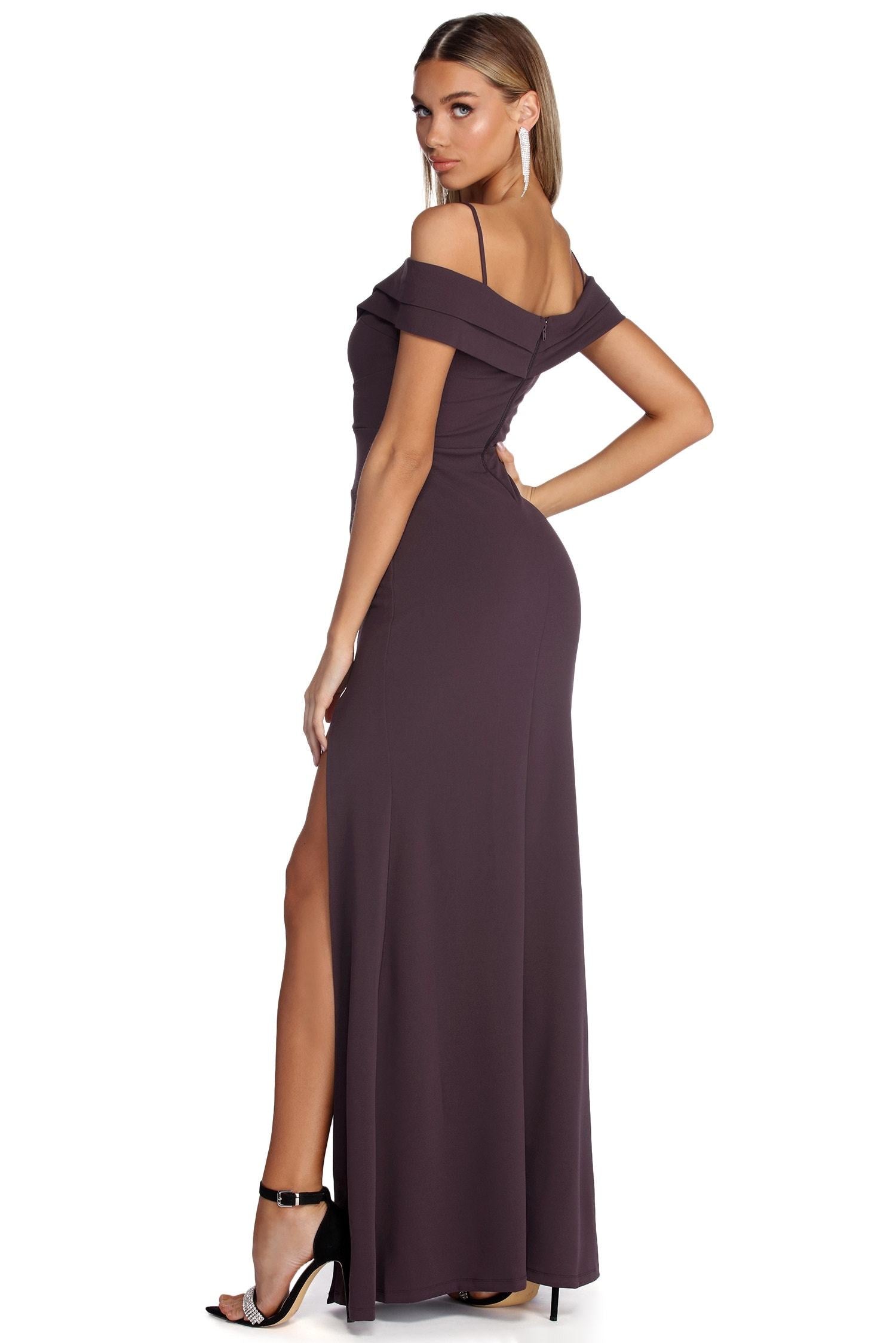 Aurora Formal High Slit Mermaid Dress - Lady Occasions