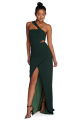 Erica Formal One Shoulder Dress - Lady Occasions