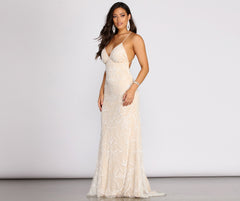 Marilyn Formal Beaded Dress - Lady Occasions