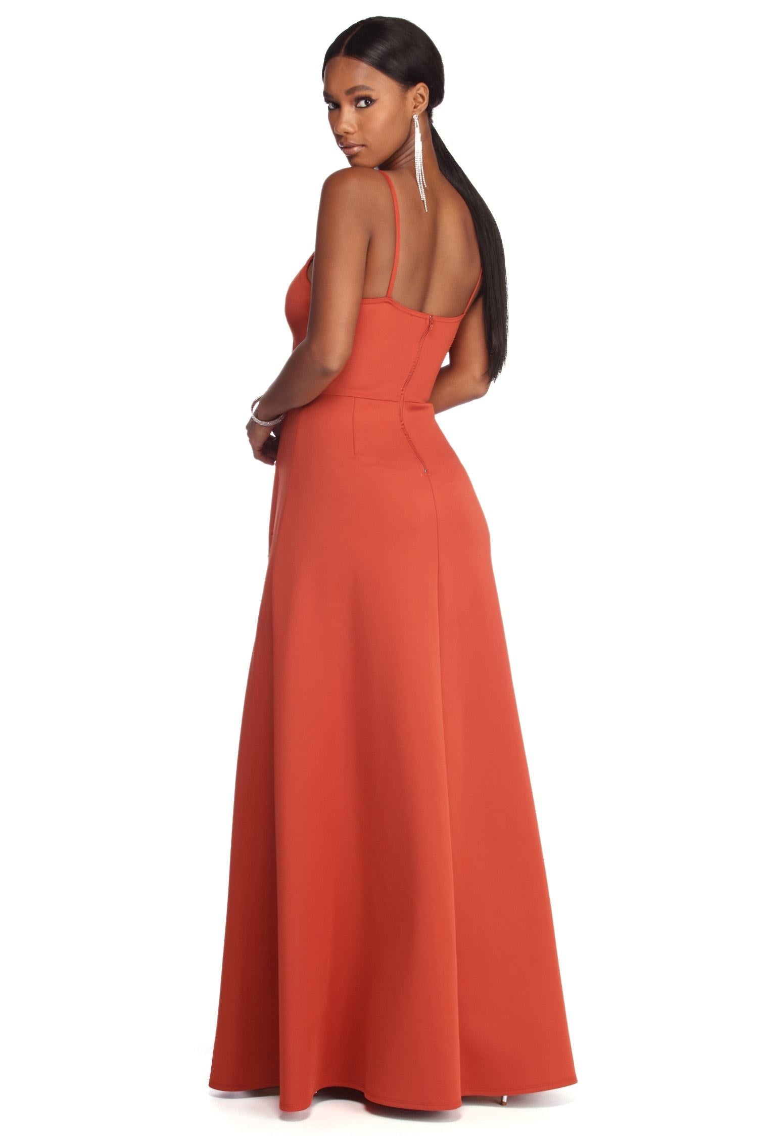 Avianna Formal High Slit Dress - Lady Occasions