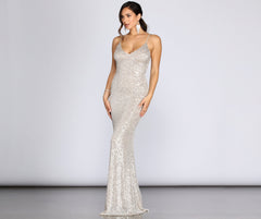 Teagan Sequin Gown - Lady Occasions