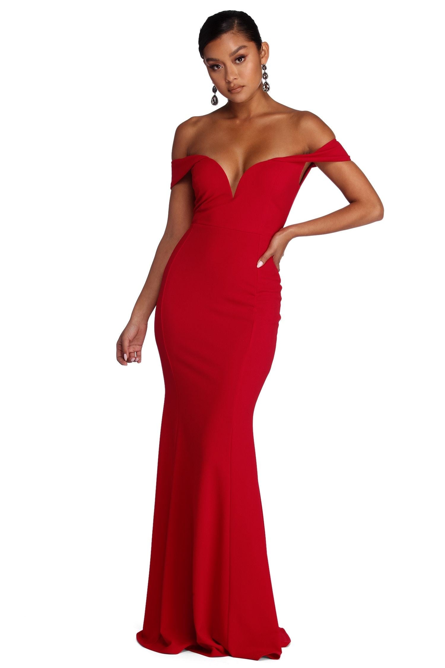 Aniyah Formal Off The Shoulder Dress - Lady Occasions