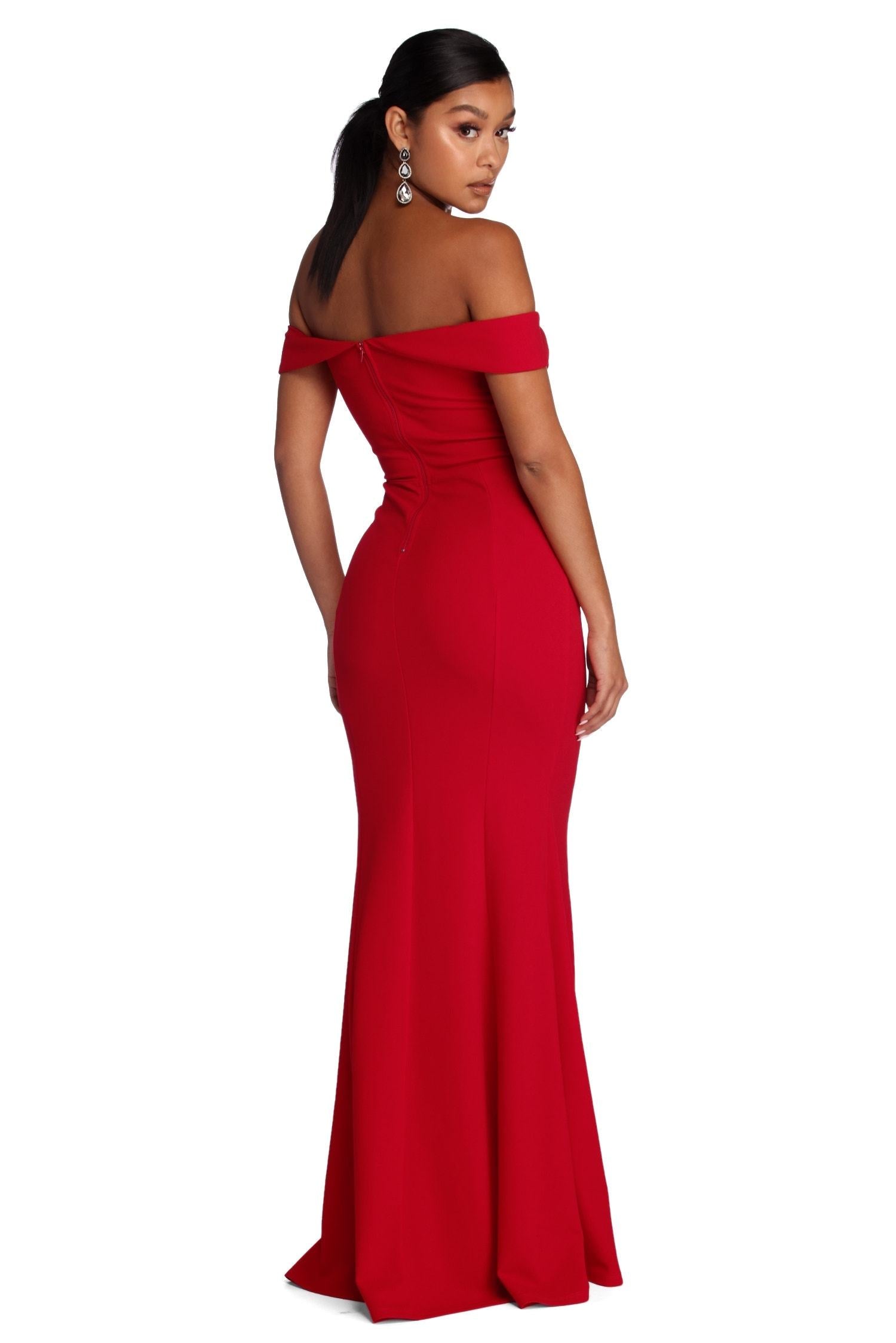 Aniyah Formal Off The Shoulder Dress - Lady Occasions