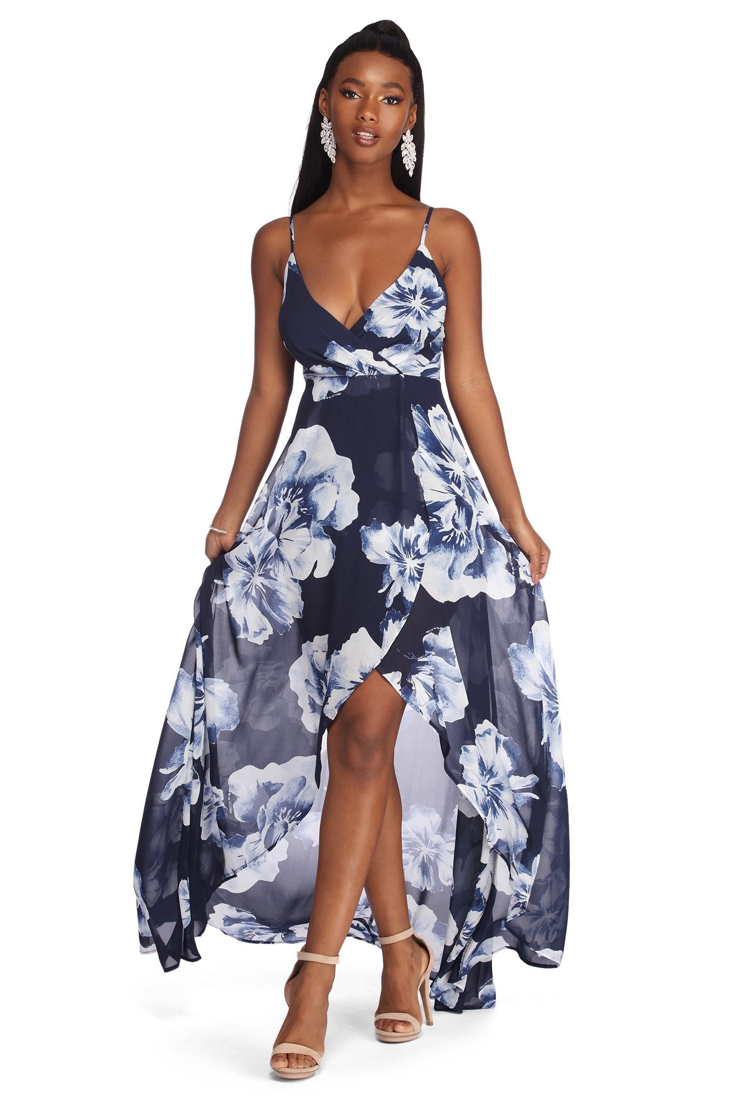 Mary Formal High Low Chiffon Dress - Lady Occasions