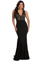 Marlee Formal Lace Mermaid Dress - Lady Occasions