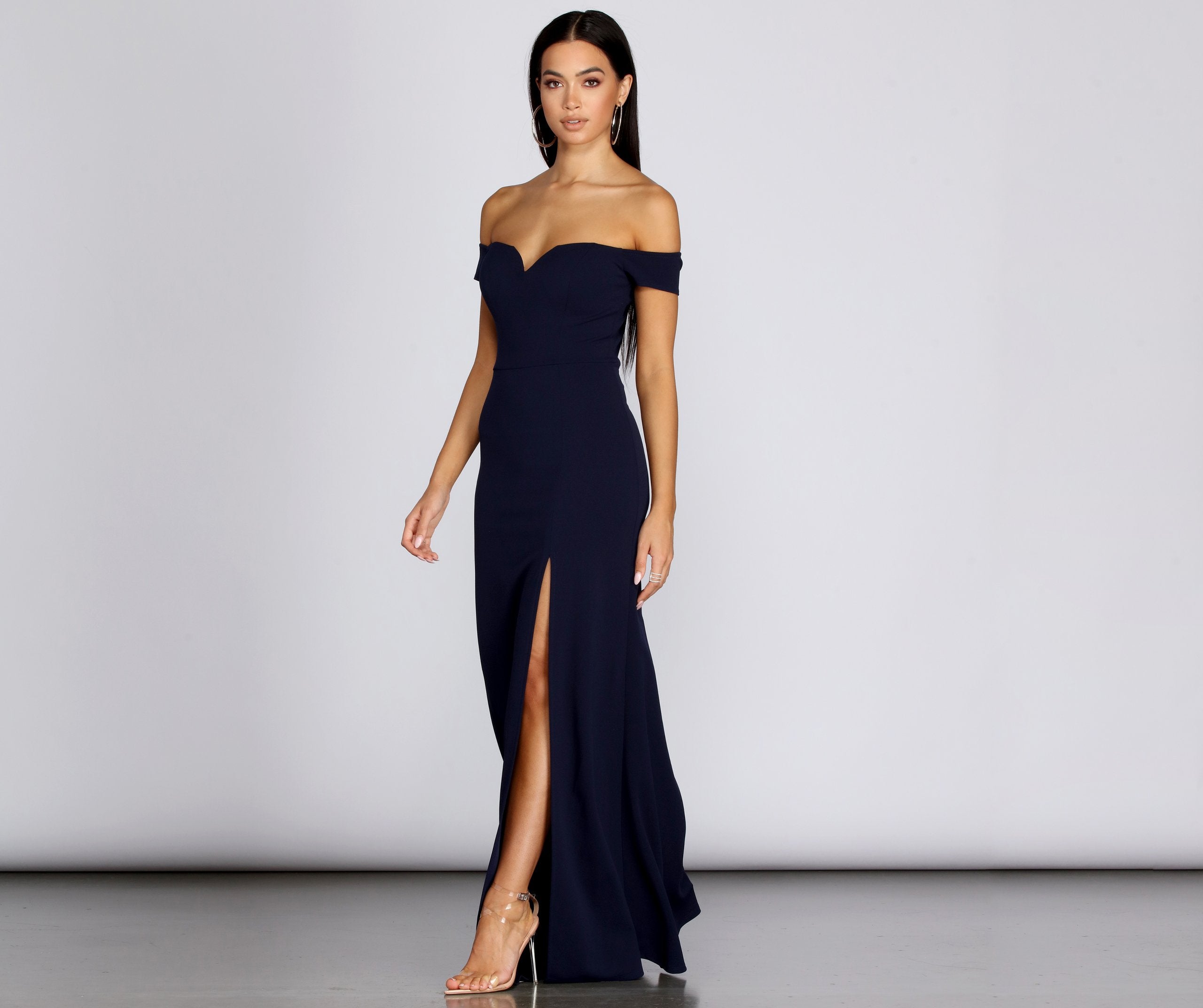 Myra Formal High Slit Dress - Lady Occasions