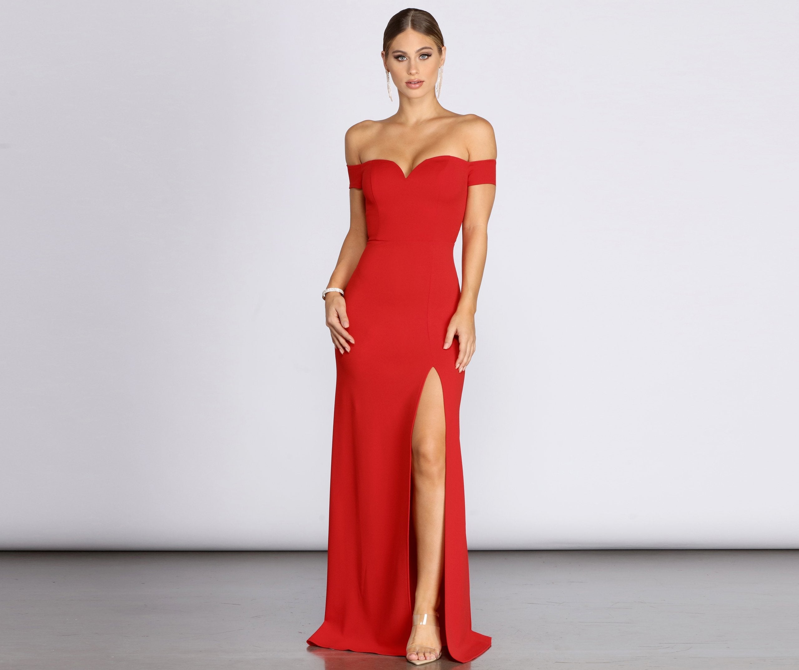 Myra Formal High Slit Dress - Lady Occasions