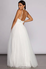 Graciela Heat Stone Tulle Gown - Lady Occasions