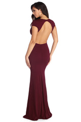 Aubrie Formal Open Back Dress - Lady Occasions