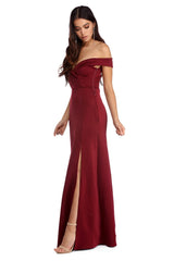 Christine Off The Shoulder Ball Gown - Lady Occasions