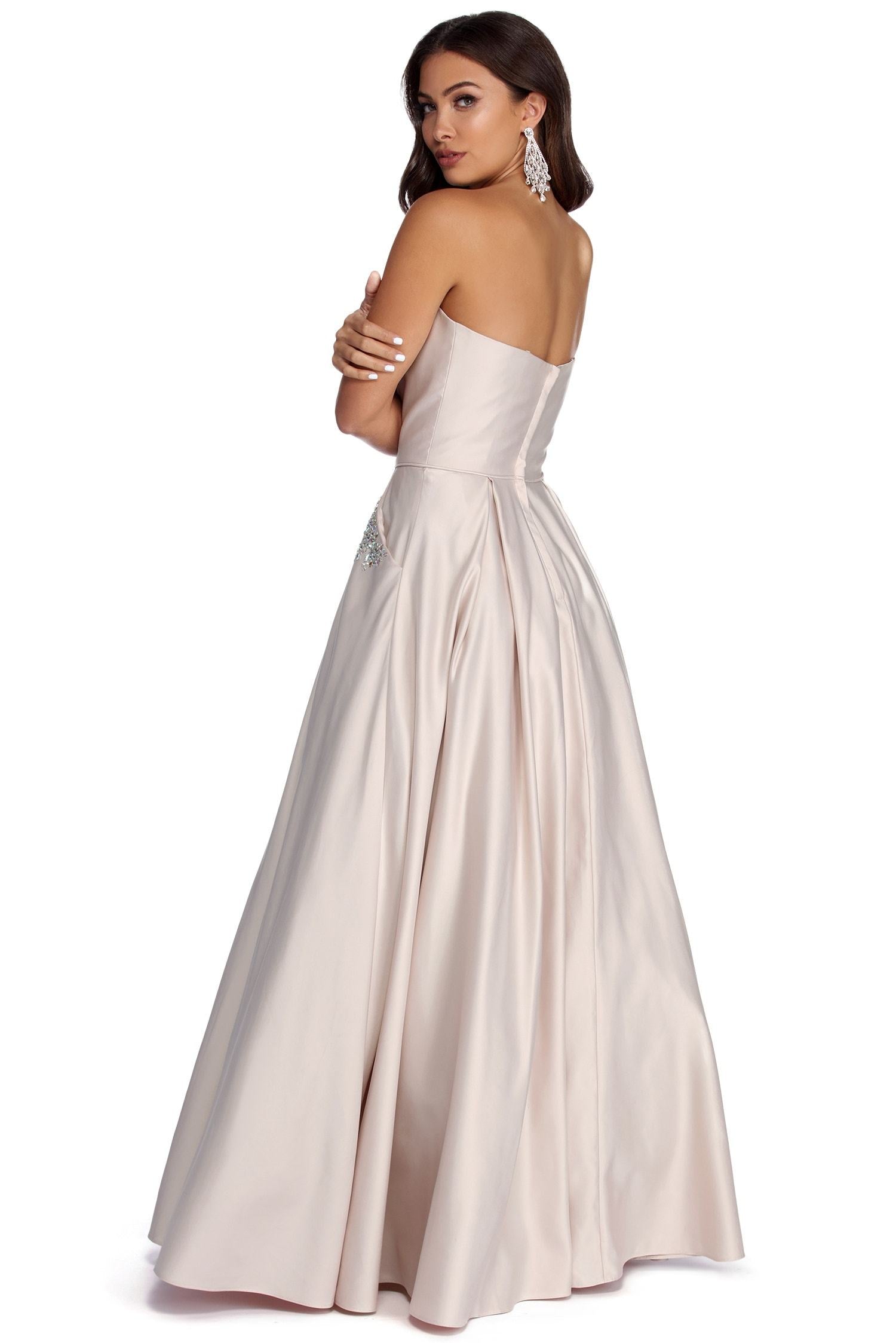 Josephine Formal Jewel Ball Gown - Lady Occasions