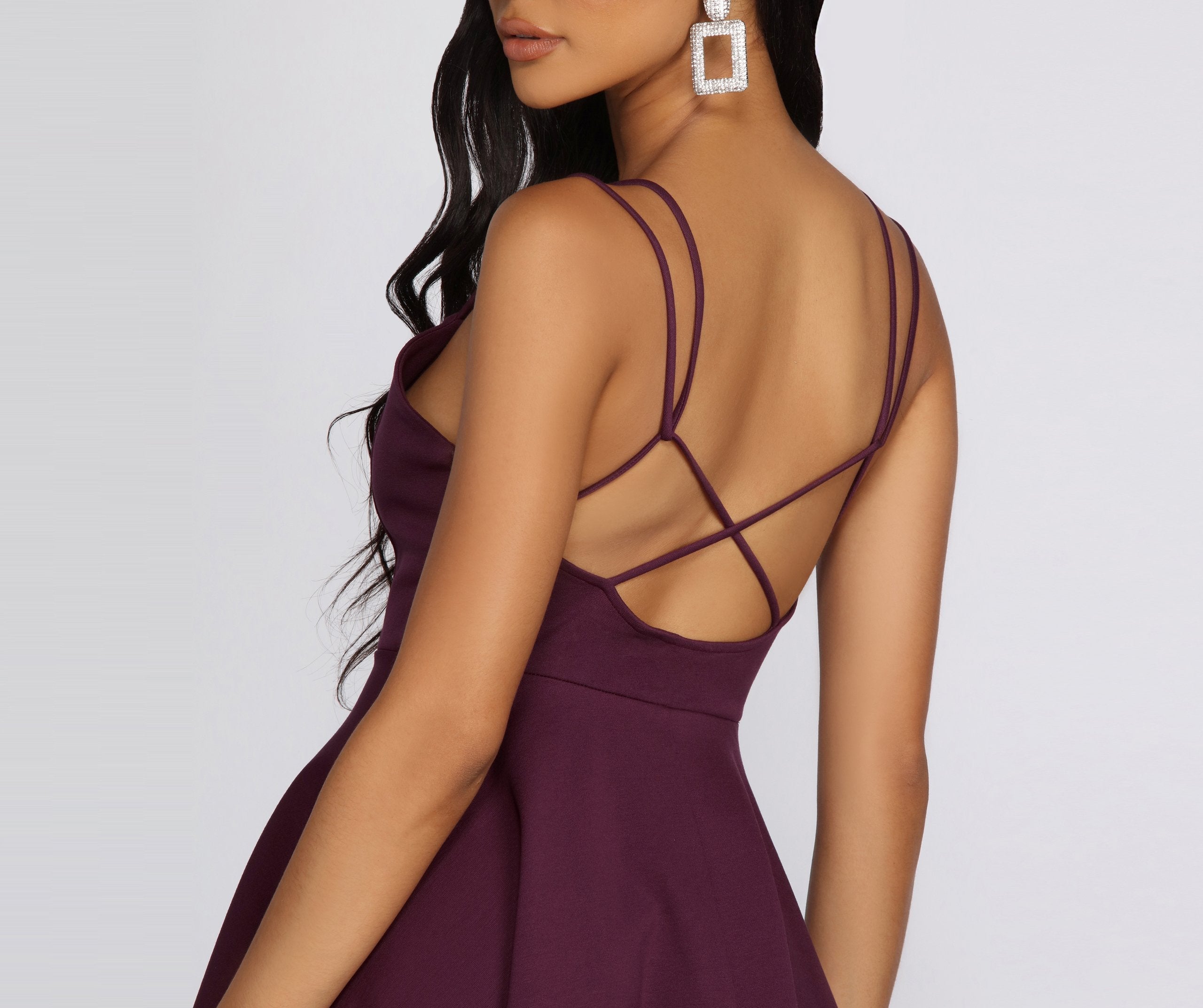 Livin' With Finesse Skater Dress - Lady Occasions