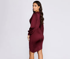 Natural Attraction Mini Knot Dress - Lady Occasions