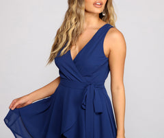 Effortless Vibes Chiffon Skater Dress - Lady Occasions