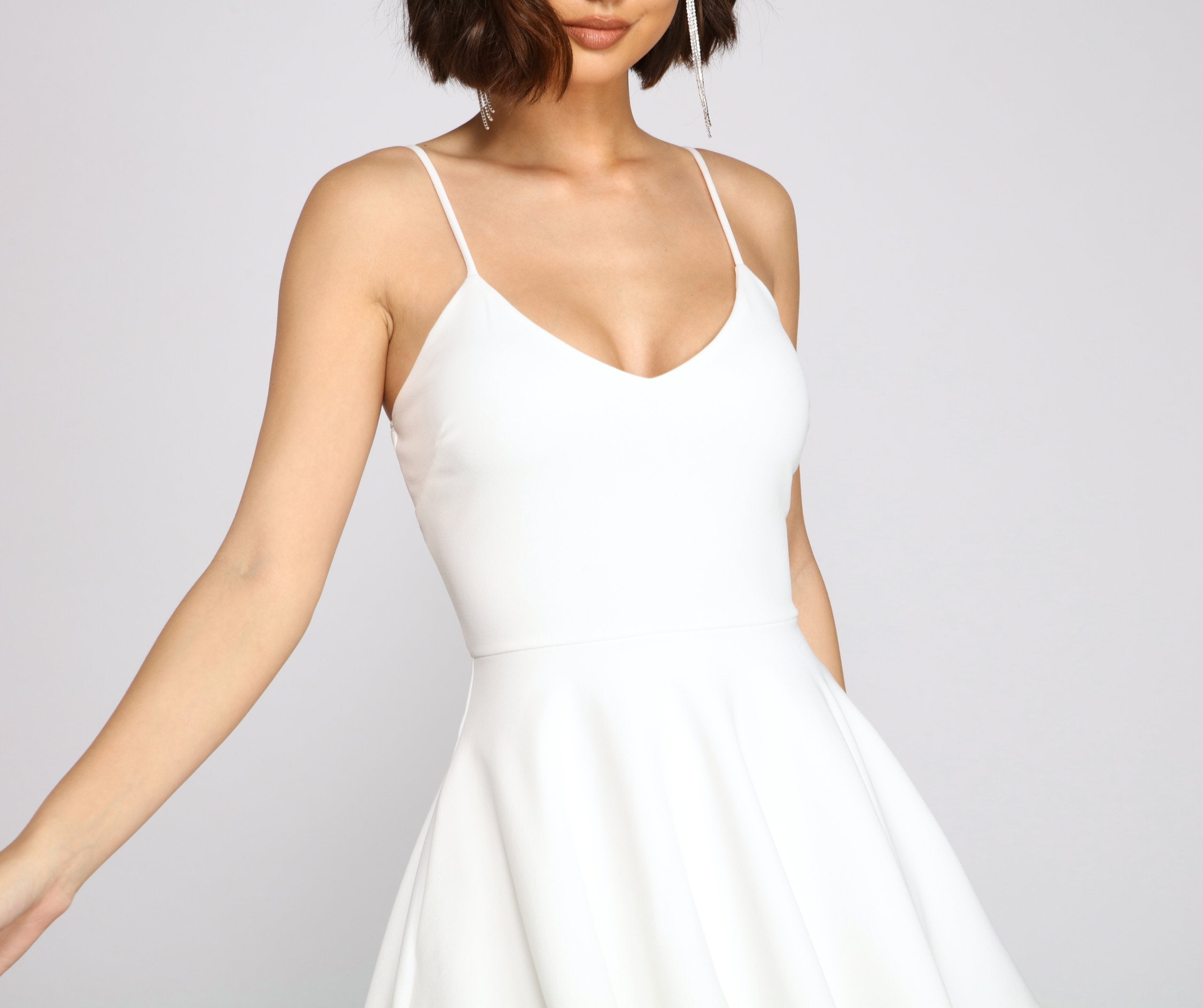 Simply Adorable Layered Skater Dress
