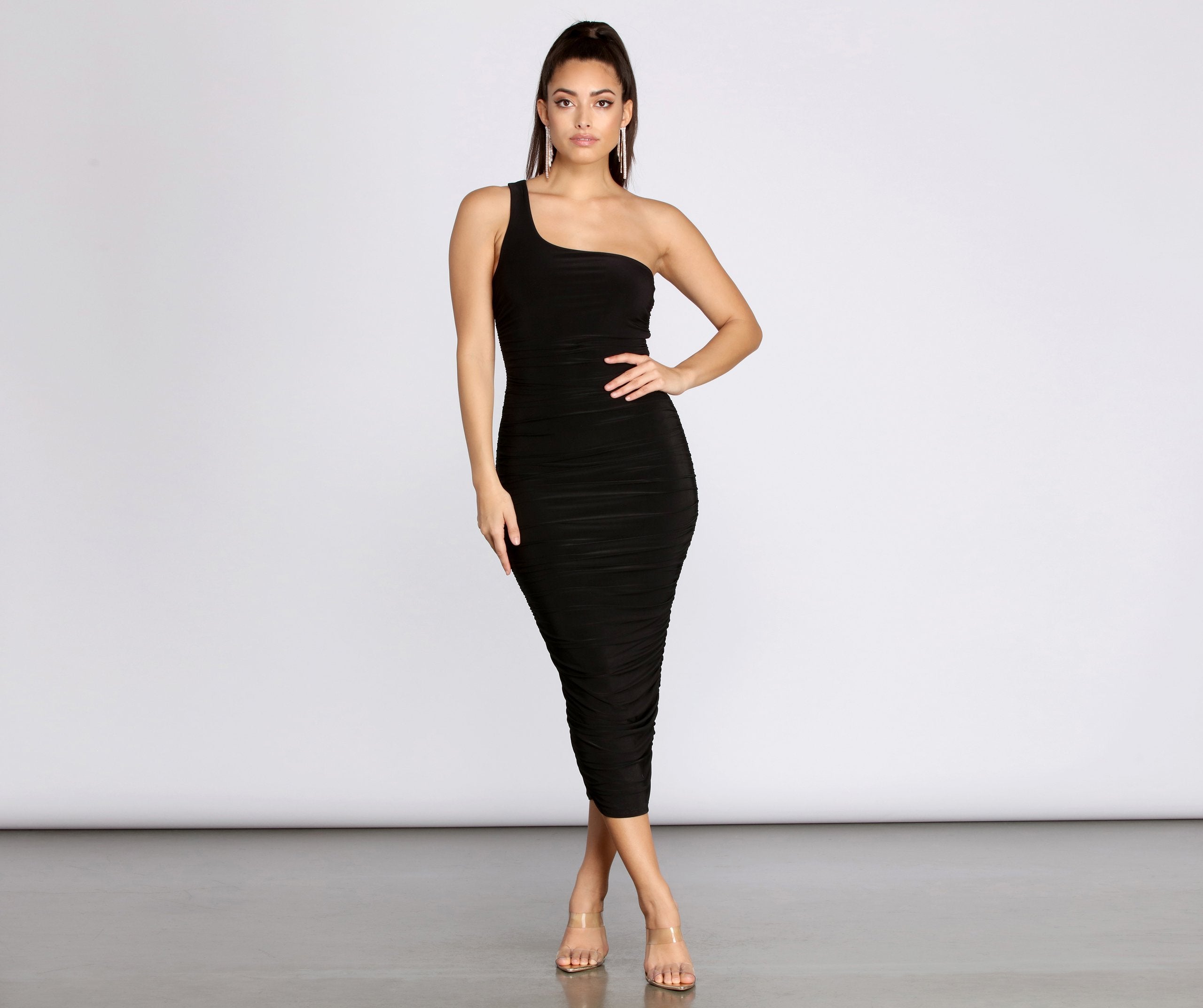 Total Babe Alert Midi Dress - Lady Occasions