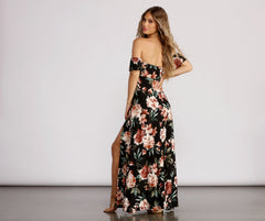 Stuck on Floral Maxi Dress - Lady Occasions