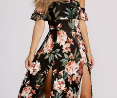 Stuck on Floral Maxi Dress - Lady Occasions