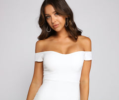 Flared And Flirty Off The Shoulder Mini Dress - Lady Occasions