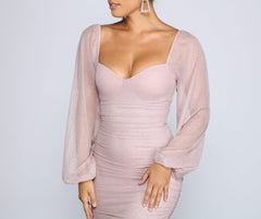 Gorgeous And Glitzy Bodycon Dress - Lady Occasions