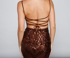 Own The Night Sequin Mini Dress - Lady Occasions