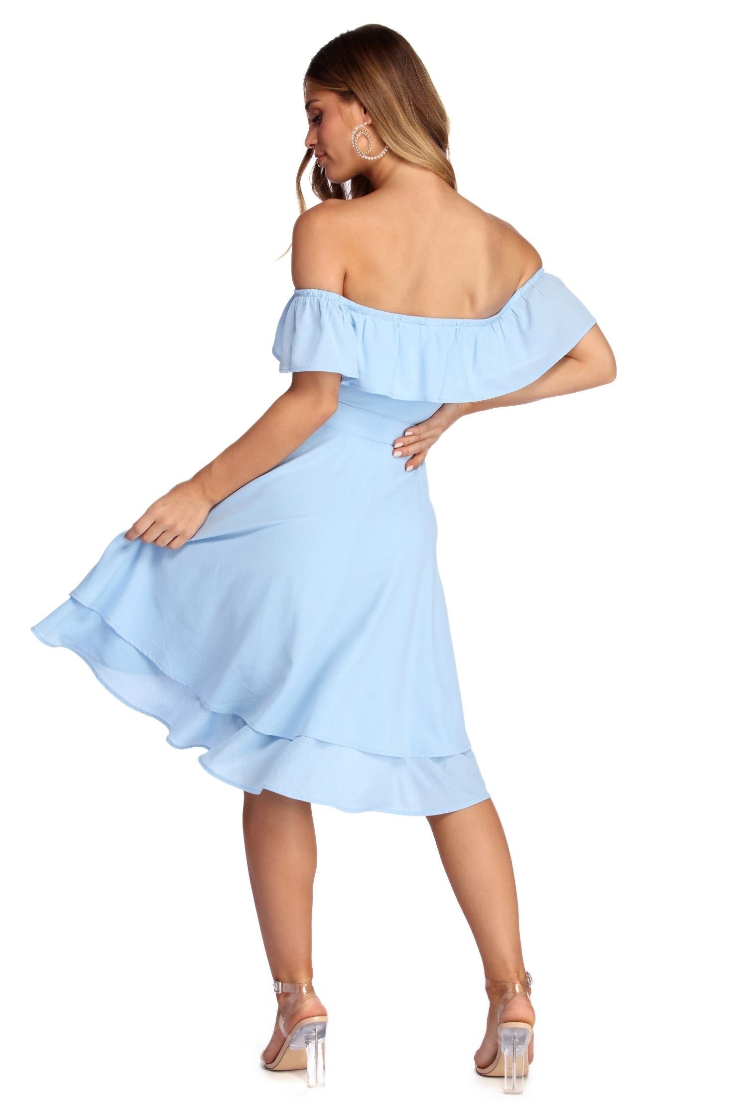 Chasing Dreams Ruffle Dress - Lady Occasions