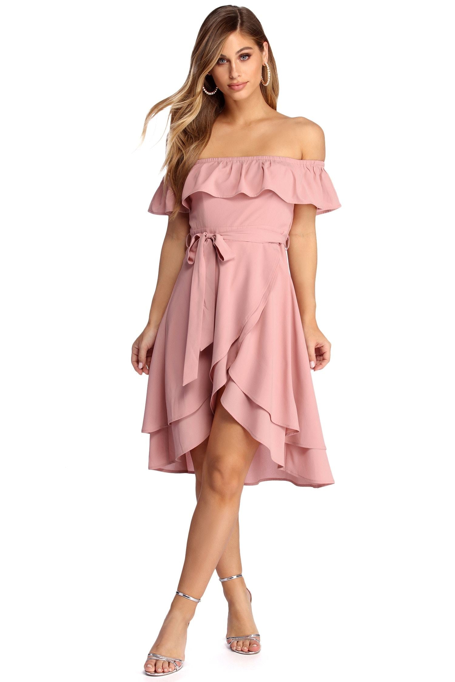 Chasing Dreams Ruffle Dress - Lady Occasions