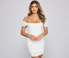 All Eyes On Me Eyelet Mini Dress - Lady Occasions