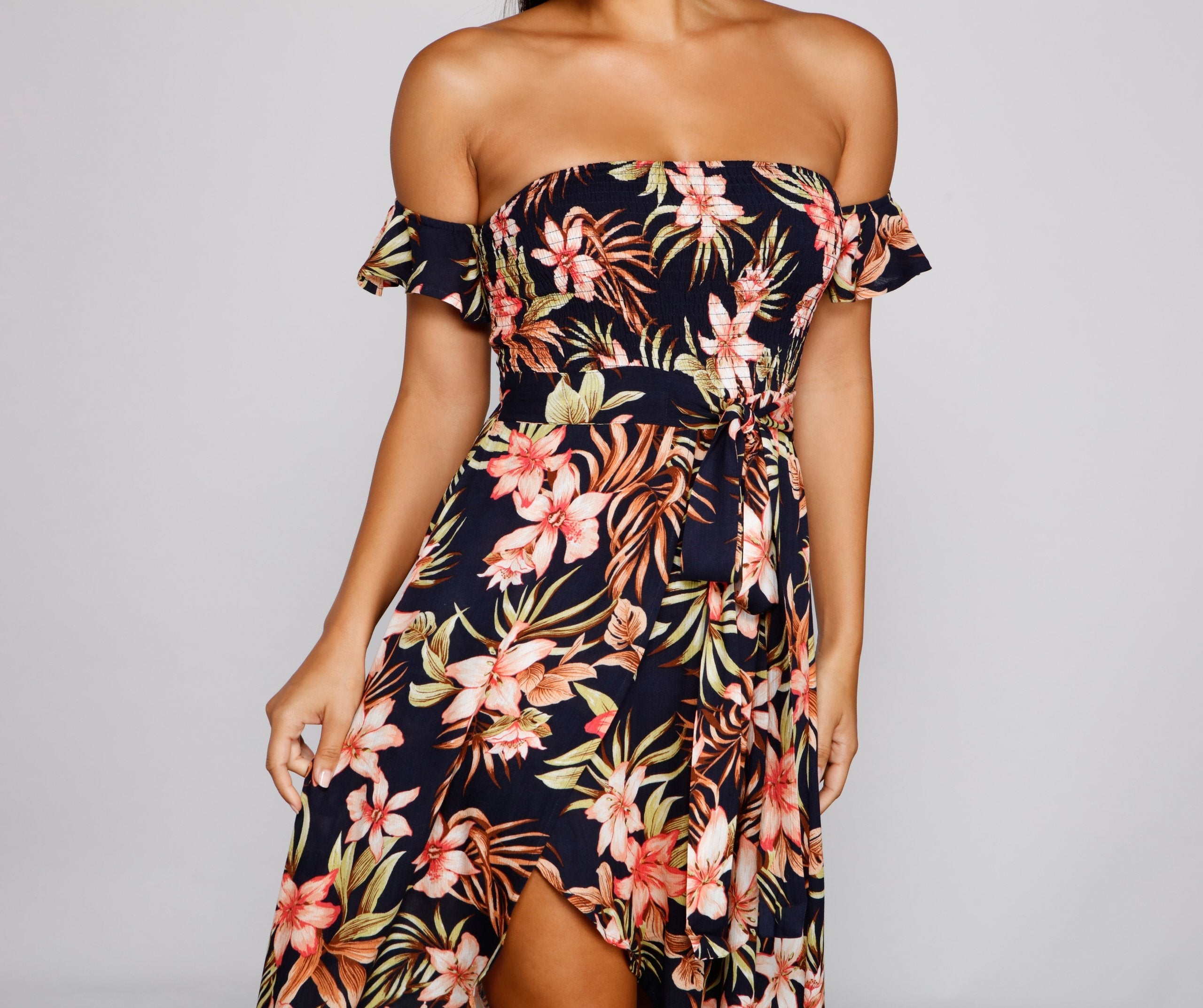 Tropical Sunsets Maxi Dress - Lady Occasions