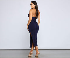 Major Stunner Cutout Midi Dress - Lady Occasions